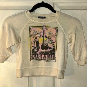 Originality‎ Girls “I Left My Heart in Nashville” Lightweight Sweatshirt Size 4T
